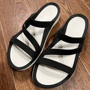 Womens Croc Sandals size 9.